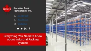 Everything You Need to Know about Industrial Racking Systems