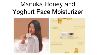Manuka honey and yoghurt