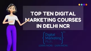 TOP TEN DIGITAL MARKETING COURSES IN DELHI NCR