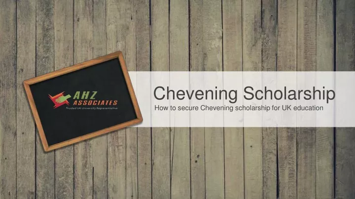 chevening scholarship how to secure chevening