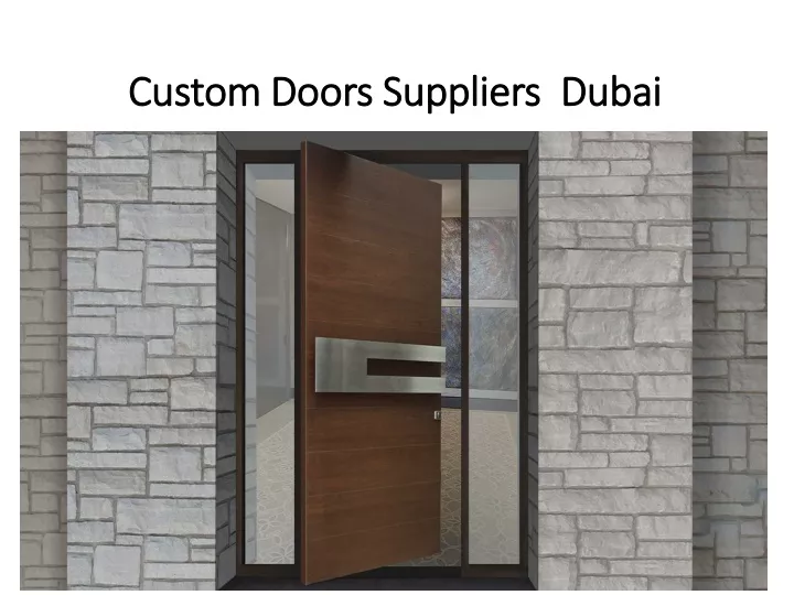 custom doors suppliers dubai