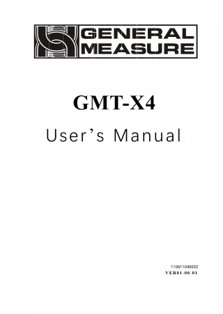 GMT-X4 weighing transmitter