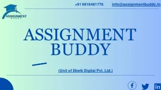 Best Website for Online Assignment and Thesis in India