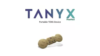 TANYX- Portable TENS Device, Pain Relief