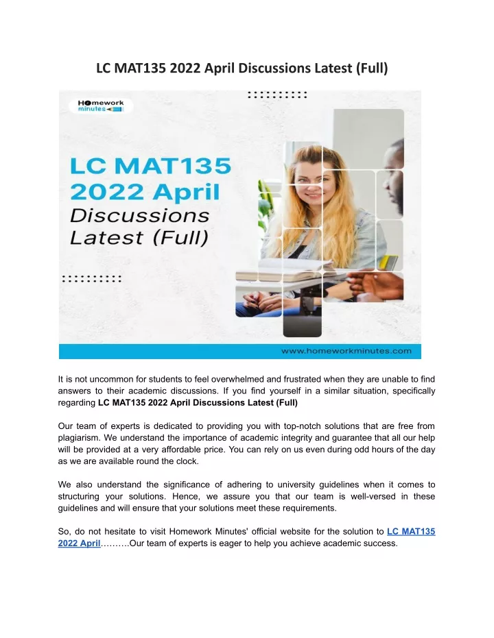 lc mat135 2022 april discussions latest full