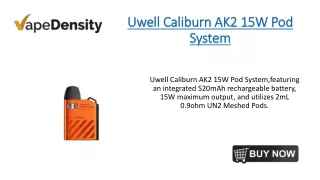 Uwell Caliburn AK2 15W Pod System