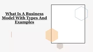 What Is A Business Model With Types And Examples