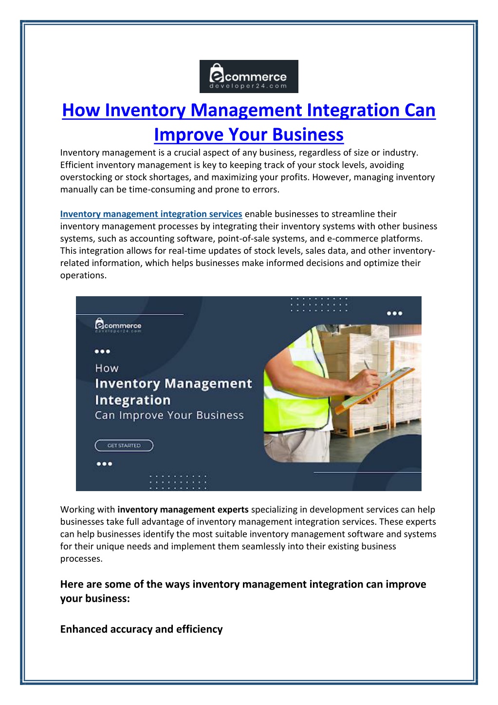 Integration Inventory PPT - How Inventory Management Integration Can Improve Your Business ...