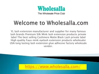 Eyelash Extensions Dark Black - Wholesalla LLC