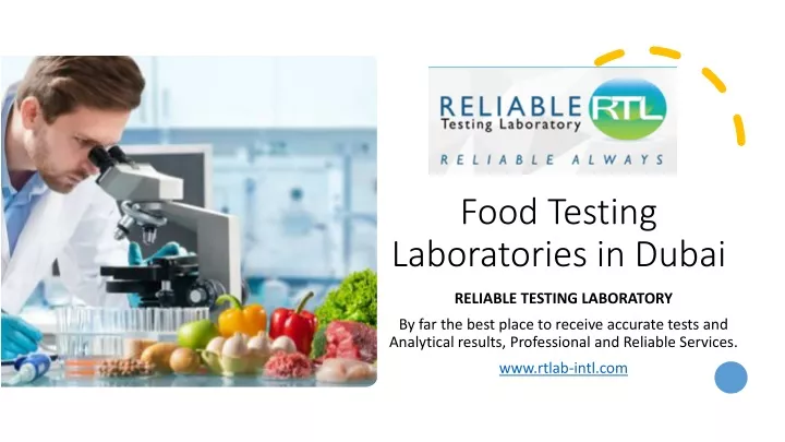 food testing laboratories in dubai