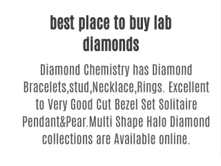 best place to buy lab diamonds
