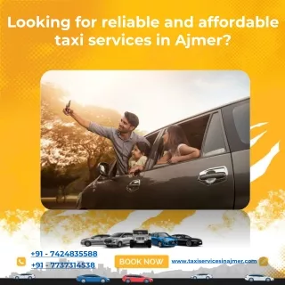 Looking for reliable and affordable taxi services in Ajmer?