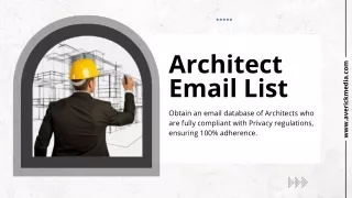 Architect Email List 2