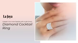 Lab-Grown Diamond Cocktail Ring