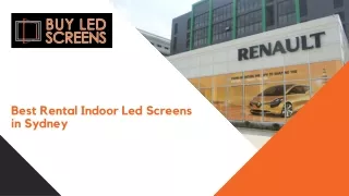 Best Rental Indoor Led Screens in Sydney