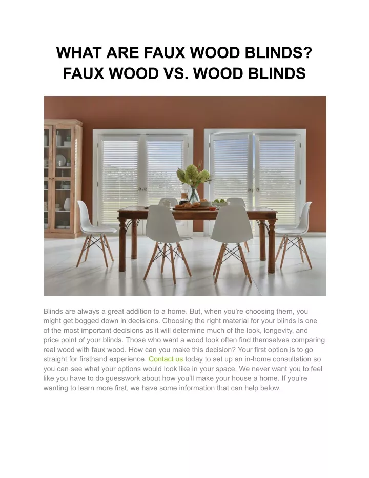 what are faux wood blinds faux wood vs wood blinds