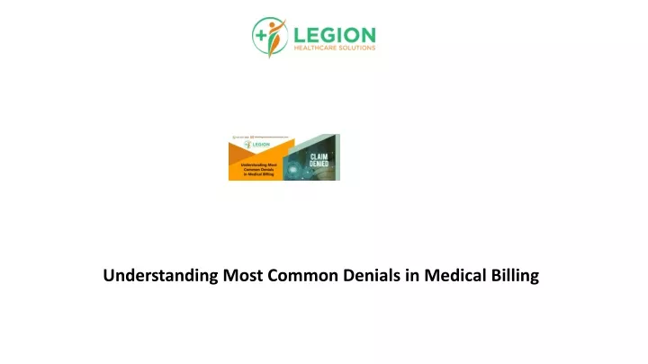 understanding most common denials in medical