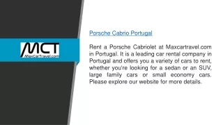 Porsche Cabrio Portugal  Maxcartravel.com
