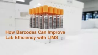 how barcodes can improve lab efficiency with lims