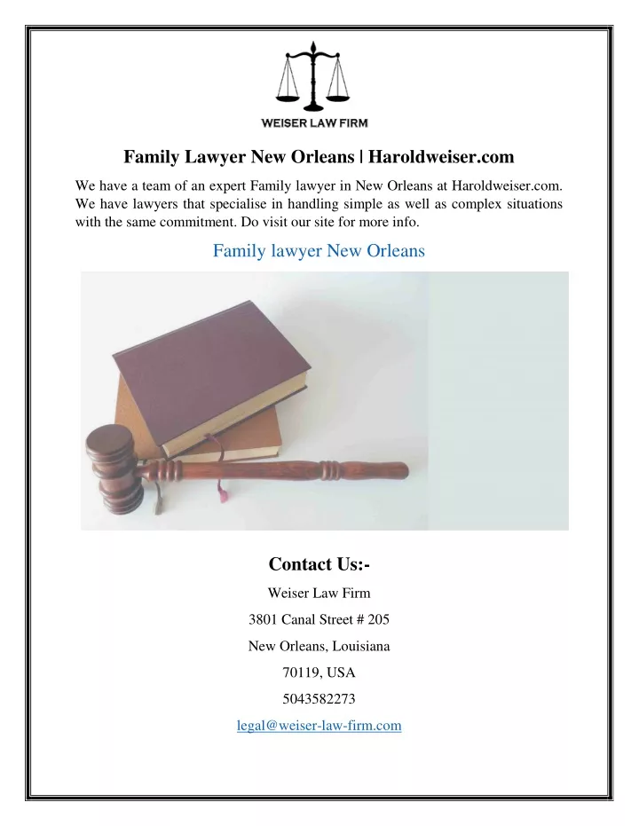 family lawyer new orleans haroldweiser com