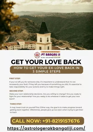Get Your Love Back | Call Now |  91-8219157676