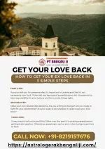 Get Your Love Back | Call Now |  91-8219157676 - slide 1