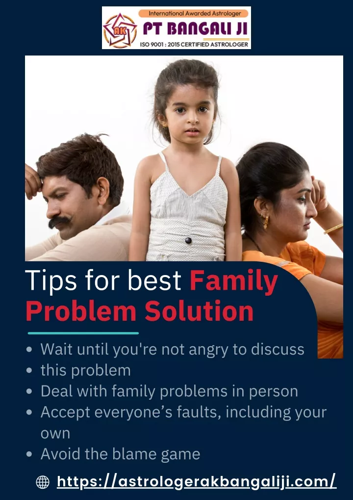 tips for best family problem solution