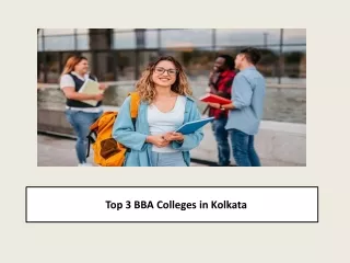 Top 3 BBA Colleges in Kolkata