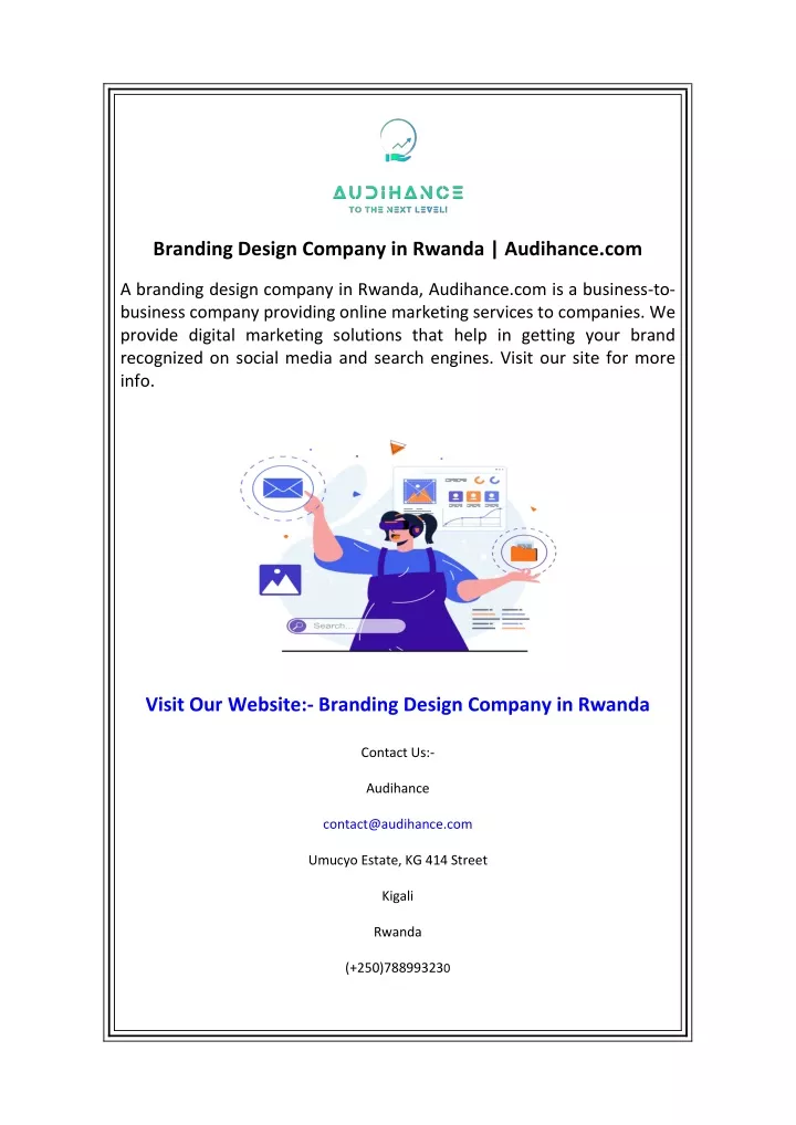 branding design company in rwanda audihance com