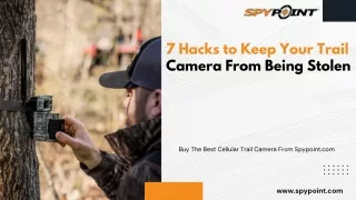 7 Hacks to Keep Your Trail Camera From Being Stolen