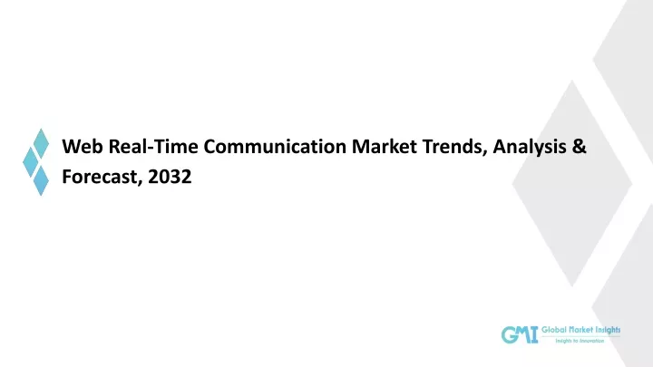 web real time communication market trends