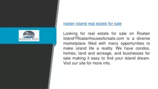 Roatan Island Real Estate for Sale Roatanhousesforsale.com