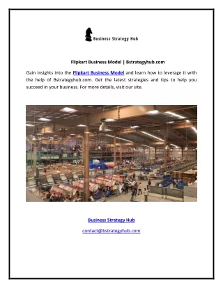 flipkart business model bstrategyhub com