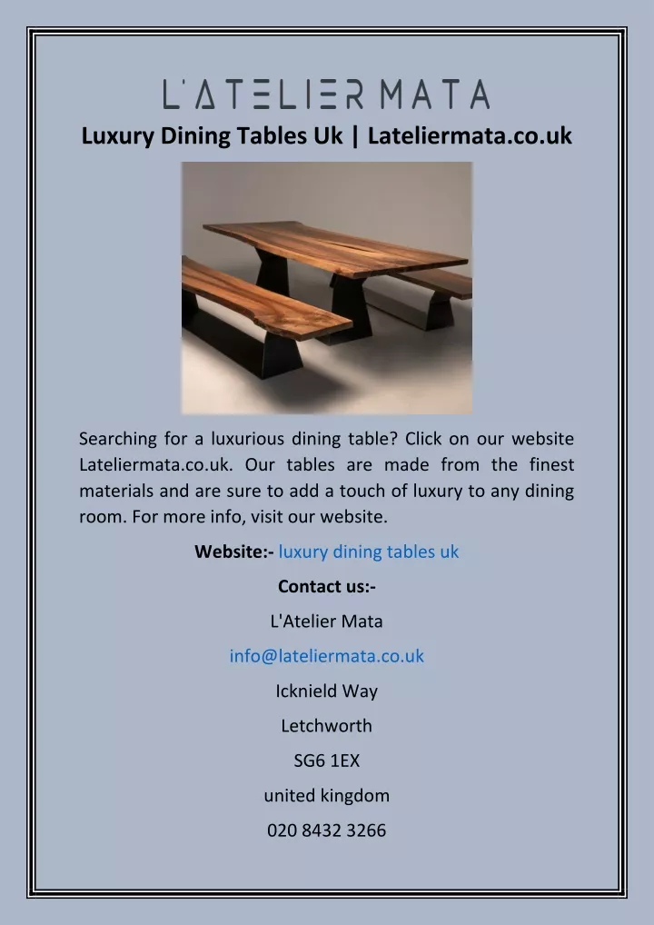 luxury dining tables uk lateliermata co uk