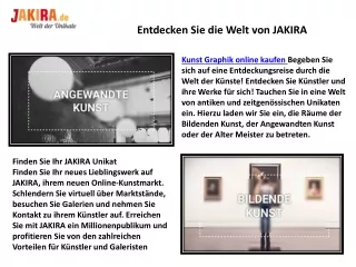 JAKIRA Kunstmarktplatz – Kunst online verkaufen und kaufen