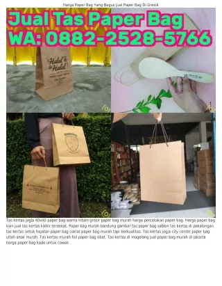 ౦88ᒿ~ᒿ5ᒿ8~5ᜪᏮᏮ (WA) Paper Bag Plastik Paper Bag Jogja Ultah