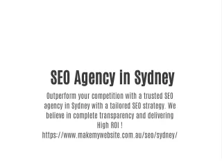 SEO Agency in Sydney