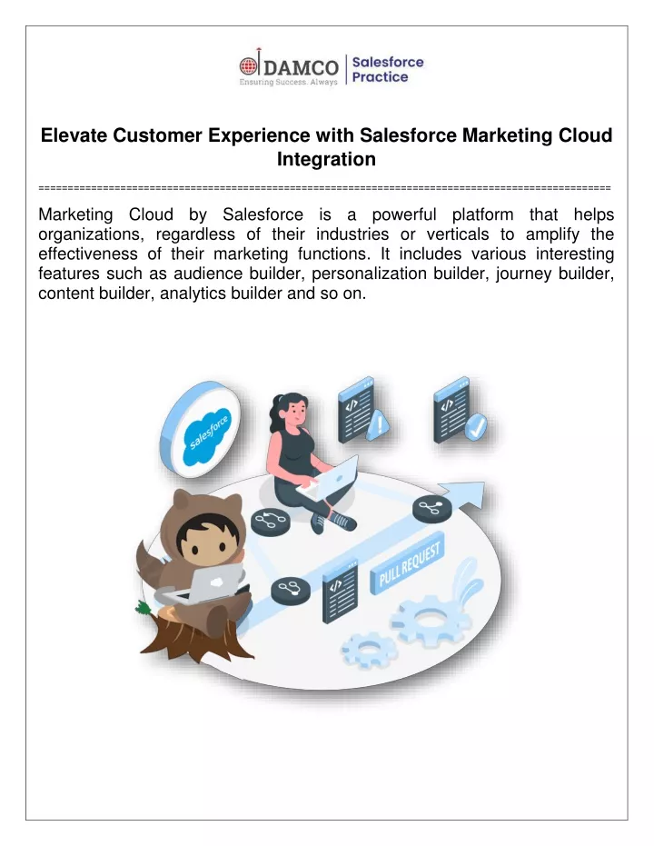 elevate customer experience with salesforce