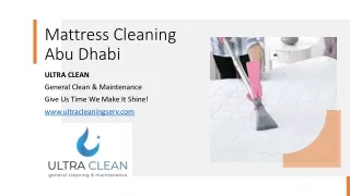 Mattress Cleaning Abu Dhabi_
