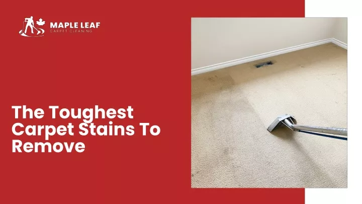 the toughest carpet stains to remove