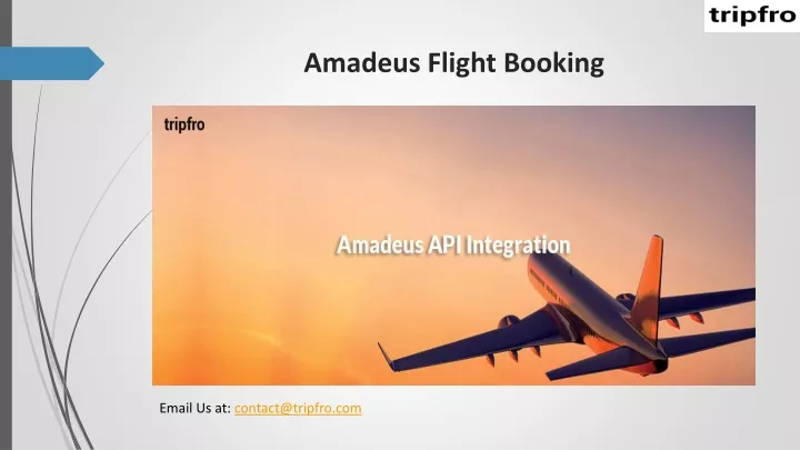 amadeus flight booking