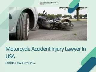 Motorcycle Accident Injury Lawyer In USA