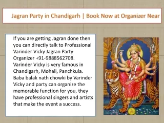 Jagran Party Services - Varinder Vicky event Organizer
