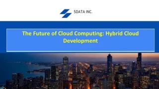 Future of cloud computing | 5Data Inc
