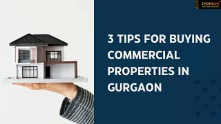 3 Tips for Buying Commercial Properties in Gurgaon