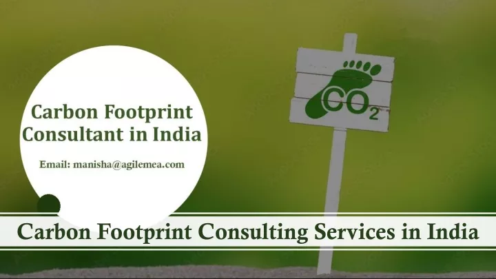 carbon footprint consulting services in india
