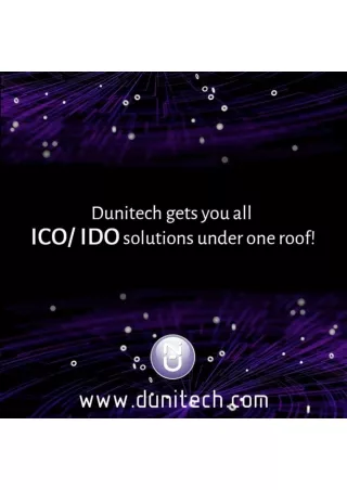 MLM Software based on Smart Contract - Dunitech