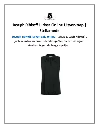 Joseph Ribkoff Jurken Online Uitverkoop | Stellamodeshop.nl