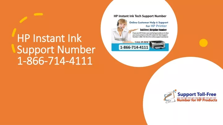 hp instant ink support number 1 866 714 4111