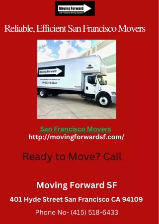 Reliable, Efficient San Francisco Movers